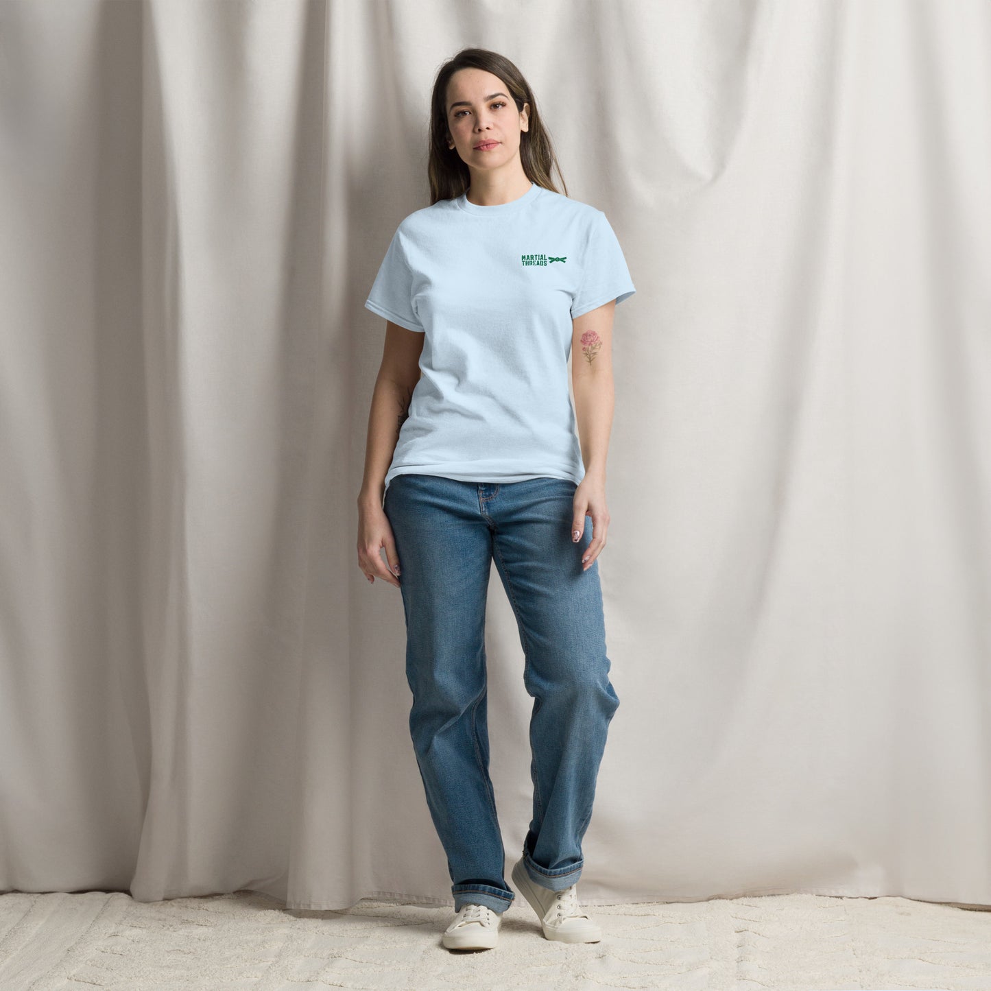 La camiseta de rango (cinturón verde)