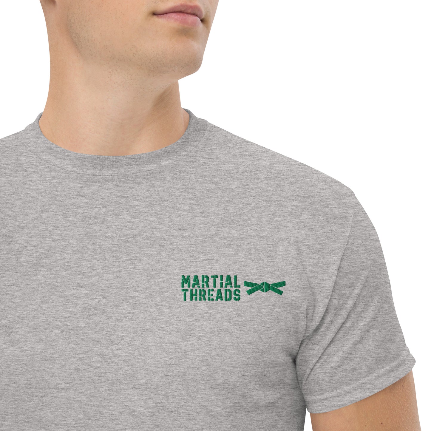 La camiseta de rango (cinturón verde)