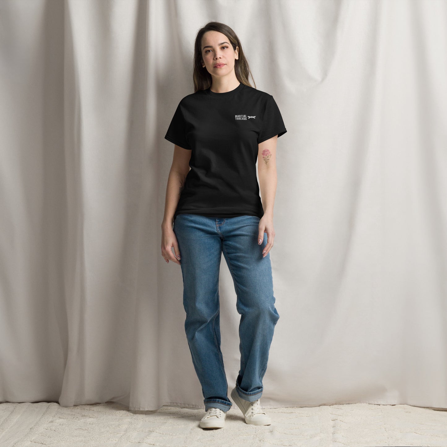 La camiseta de rango (cinturón blanco)