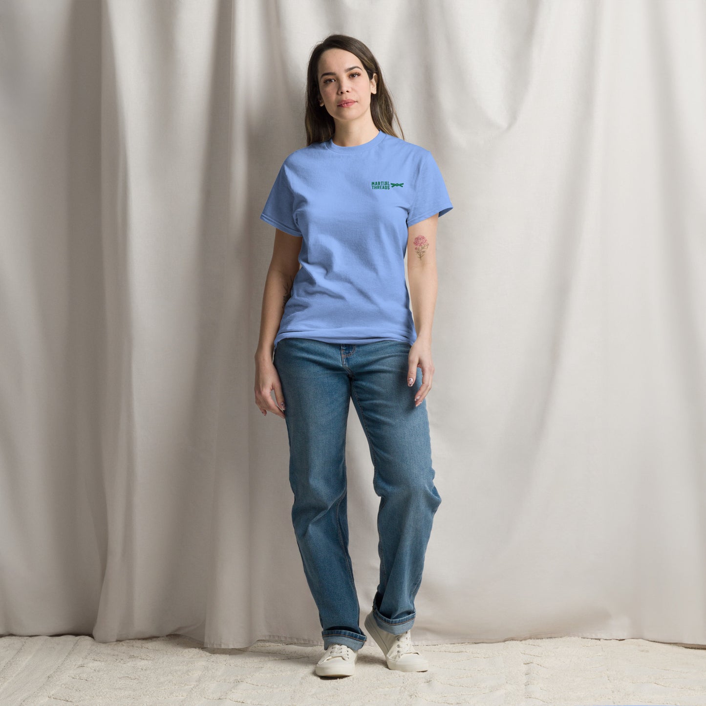La camiseta de rango (cinturón verde)