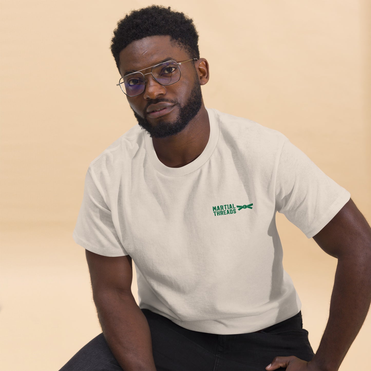 La camiseta de rango (cinturón verde)
