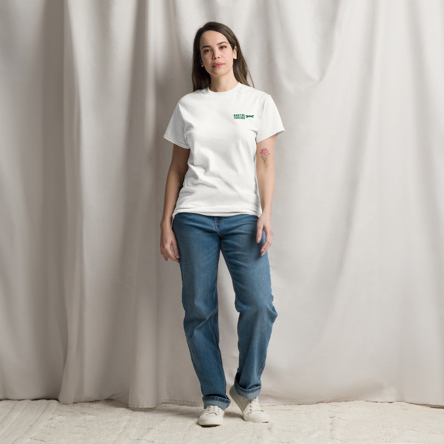 La camiseta de rango (cinturón verde)