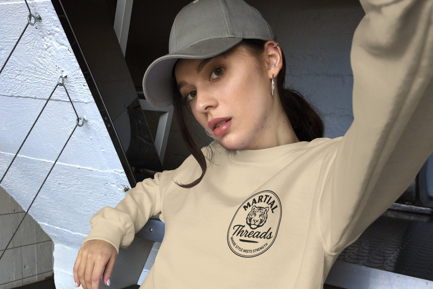 Sudadera de cuello redondo The Tigers Den